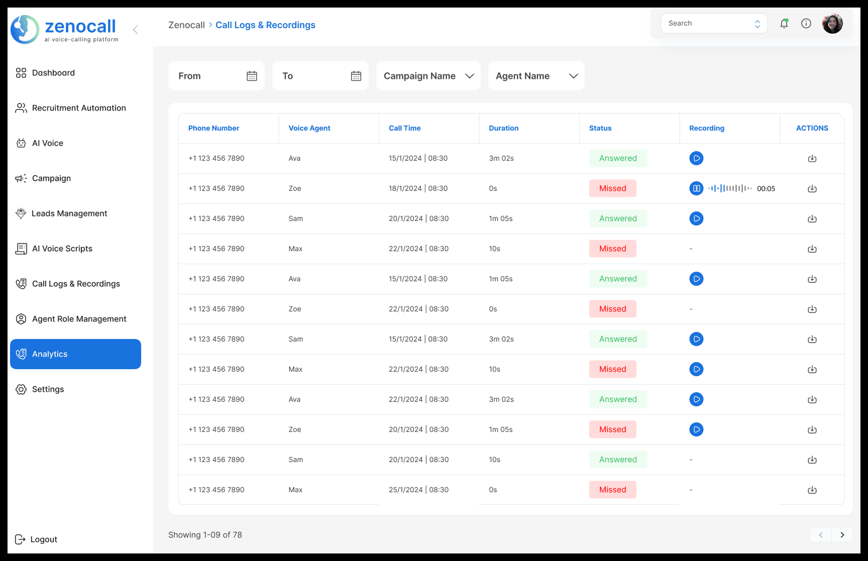 ZenoCall